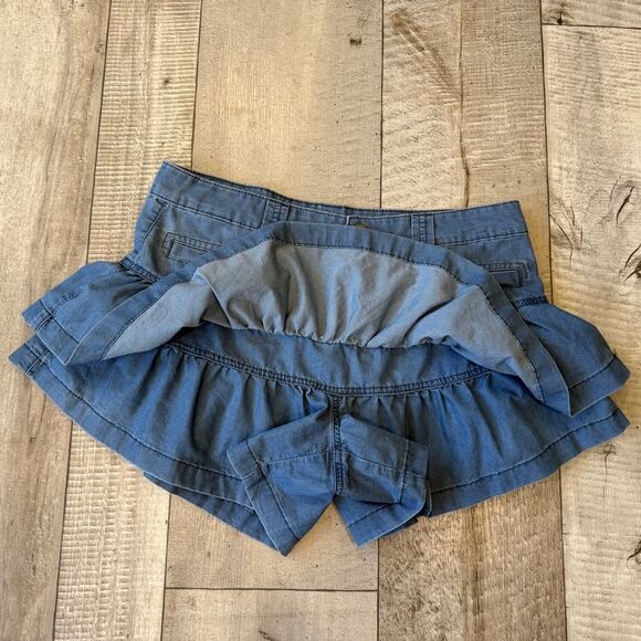 American Eagle Stretch Mini Ruffle Skort - Picture 8 of 9